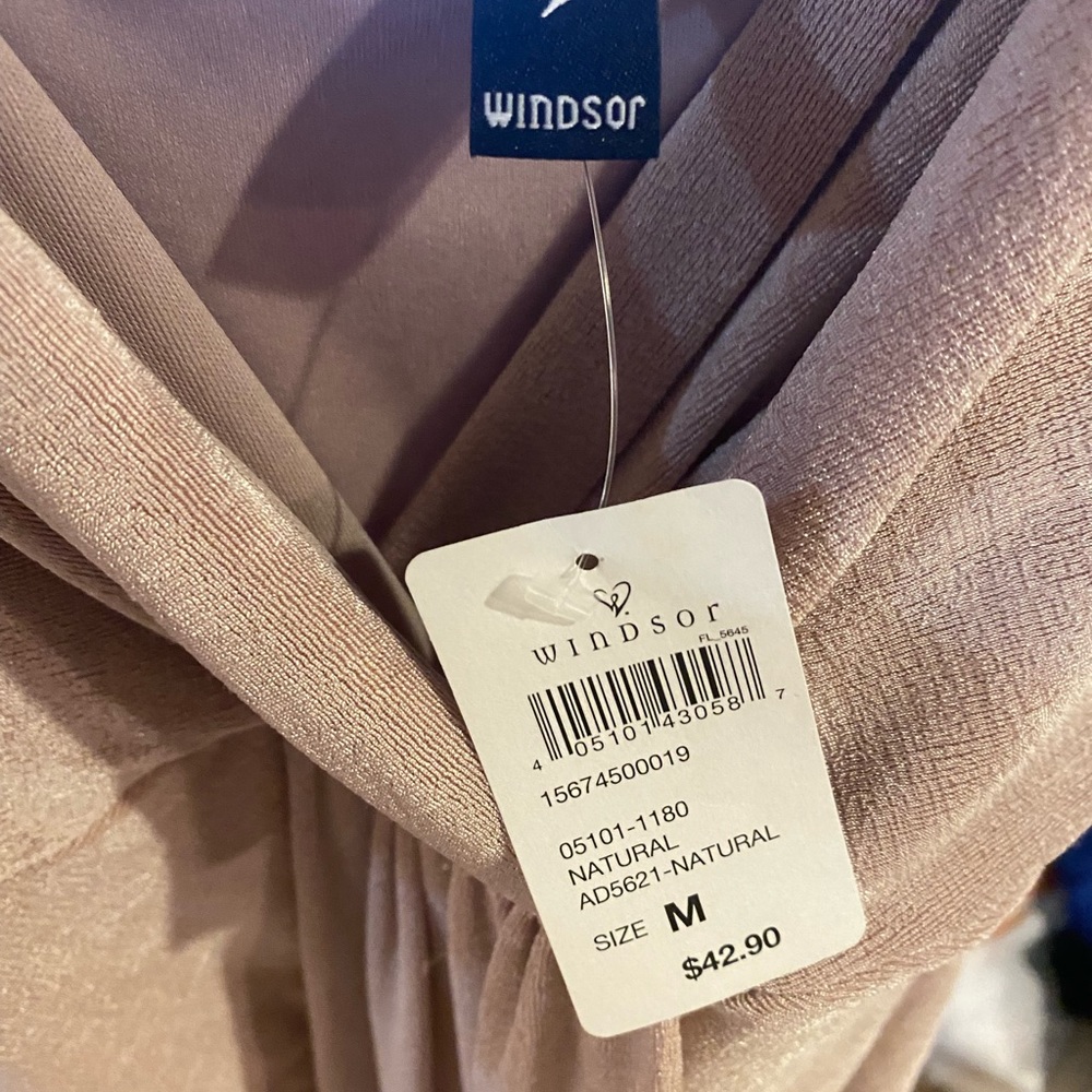 Windsor Pure Perfection Slinky Knit Drape Midi Dress - Picture 6 of 6
